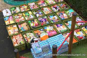 FOTO'S | Inzamelingsactie wijkvereniging Nijehaske levert kratten vol producten en talloze liters melk op voor de Voedselbank Heerenveen - heerenveensecourant.nl