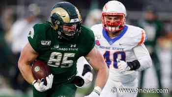 CSU football's Trey McBride wins Mackey Award as nation's top tight end - 9News.com KUSA