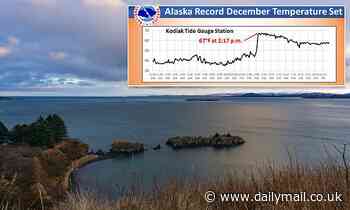 Baked Alaska: State records all-time December high of 67F on Sunday