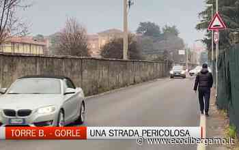 Pedoni a rischio tra Torre Boldone e Gorle. Serve un marciapiede antitraffico - L'Eco di Bergamo