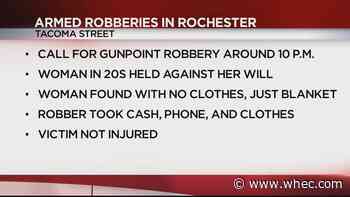 Armed robbery on Tacoma Street, victim is safe