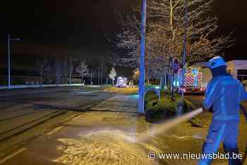 Omwonenden en voetbalclub even zonder gas na verkeersongeval aan voetbalplein