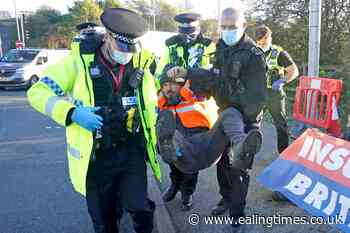 Insulate Britain protests cost police £4.3 million - Ealing Times