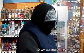 RCMP seek assistance in identifying robbery suspect at Island liquor store - Comox Valley Record