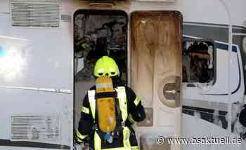 Vollbrand eines Wohnwagens in Senden - BSAktuell