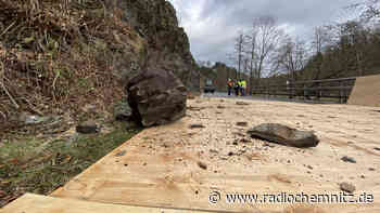 Erneuter Steinschlag zwischen Scharfenstein und Hopfgarten - Radio Chemnitz