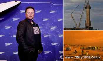 Space X founder Elon Musk reiterates aim to land people on Mars within FIVE to 10 years