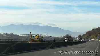 Incidente sulla superstrada Ferentino-Sora, eliambulanza sul posto e traffico in tilt - ciociariaoggi.it