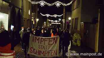 Stille Demo in Marktheidenfeld mit Appell: „Impfen statt schimpfen“ - Main-Post
