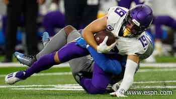 Vikes' Thielen placed on IR; Cook off COVID list