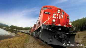 Diesel fuel leaking from derailed train north of Lethbridge, Alta.
