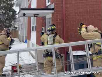 Three people displaced as firefighters battle blaze on Bellamy Street