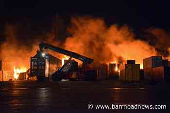 Fire contained after reported Israeli attack on Syrian port - Barrhead News