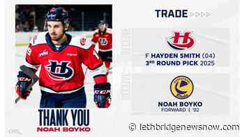 Hurricanes trade Noah Boyko to Blades - Lethbridge News Now