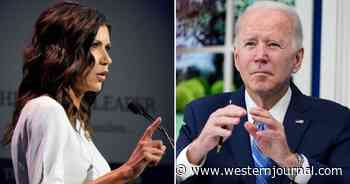 Governor Kristi Noem Weighs in on Biden's Big COVID Announcement, Tells Him What Comes Next
