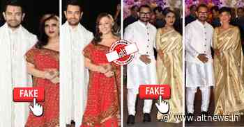Zee News used doctored image to claim Aamir Khan married Fatima Sana Shaikh - Alt News