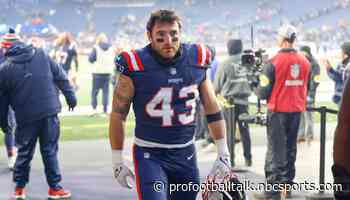 Dolphins claim Calvin Munson off waivers from Patriots - NBC Sports