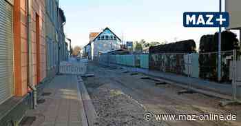 Luckenwalde: Winterpause auf der Baustelle Buchtstraße - Märkische Allgemeine Zeitung