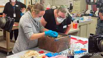 Experts open time capsule found at Richmond Robert E. Lee statue site