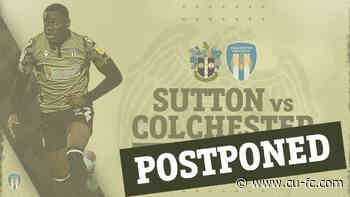 Sutton Game Off - News - Colchester United