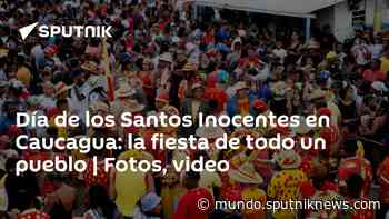 Día de los Santos Inocentes en Caucagua: la fiesta de todo un pueblo | Fotos, video - Sputnik Mundo