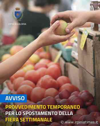 Solofra. Provvedimento temporaneo per lo spostamento della fiera settimanale - https://www.irpiniatimes.it