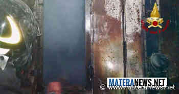 Basilicata: incendio in questa zona industriale! - Matera News