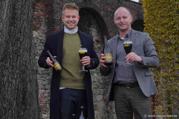 Joeri en Lauren laten zich inspireren door heilige Bavo: met hun bruin abdijbier steunen ze kansarmen