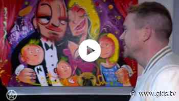 Video: Johnny de Mol toont bijzonder schilderij van zijn gezin - Gids.tv