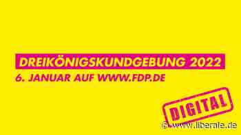 FDP: Das Dreikönigstreffen findet 2022 wieder digital statt - Portal Liberal