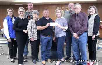 Avedis Presents Grant To Tecumseh For Walking Trail - Tecumseh Countywide News