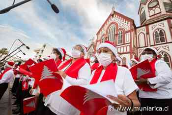 Coro de Adultos Mayores entregó saludo Navideño - Municipalidad de Arica