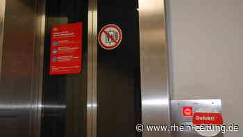 Hauptbahnhof Koblenz: Lifte zu Fernzügen sind derzeit defekt - Rhein-Zeitung