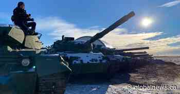 Repurposed Leopard 1 tanks invade Vegreville
