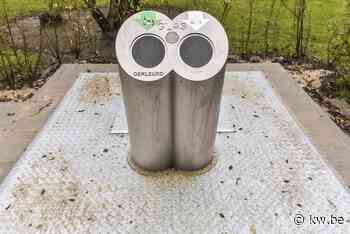 Ondergrondse glasbol in begin Menensesteenweg in Wervik - KW.be - KW.be