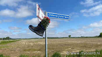 Expeditie 1,5 meter: schoenen met bloemen in Oldenzijl - rtvnoord.nl