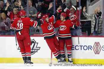 Raanta, Teravainen help Carolina Hurricanes beat Montreal Canadiens in return - Dawson Creek Mirror