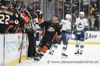 Canucks beat Ducks in OT for 7th straight win under Boudreau - Dawson Creek Mirror