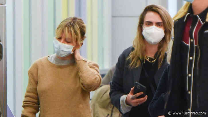 Cara Delevingne & Sienna Miller Land in NYC Together Ahead of New Year's Eve