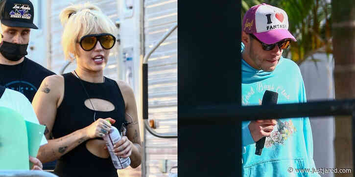 Miley Cyrus Spotted Rehearsing for NYE Special with Co-Host Pete Davidson