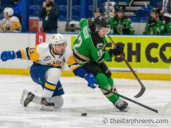 WHL: Saskatoon Blades hang on to 6-4 win over rival P.A. Raiders - Saskatoon StarPhoenix