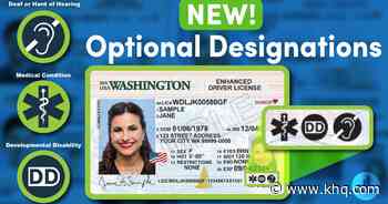 Medical designations for Washington driver's licenses to be available in January - KHQ Right Now