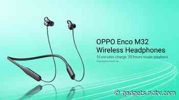 Oppo Enco M32 Price in India Surface Online Ahead of January 5 Launch: Report