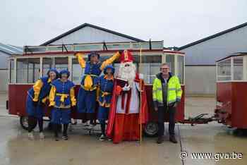 Sinterklaas en roetpieten rijden in treintje door alle deelgemeenten - Gazet van Antwerpen