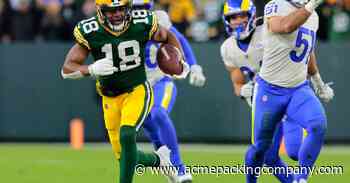 Packers injury update: WR Randall Cobb returns to practice - Acme Packing Company