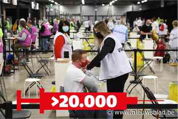 Meer dan 20.000 vaccins per dag: in Antwerpen gaat het prikken zo snel dat vanaf volgende week ook niet-Antwerpenaars welkom zijn - Het Nieuwsblad