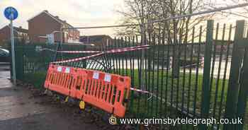 Audi driver arrested after car crashes into school gate - Grimsby Live