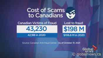 Scams cost Canadians more than $230M in 2021