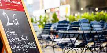 Brandenburg: Gastgewerbe steht laut Dehoga teils Wasser bis zum Hals - Märkische Allgemeine Zeitung