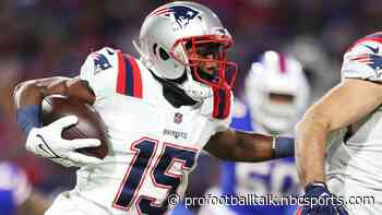 Nelson Agholor out again for Patriots